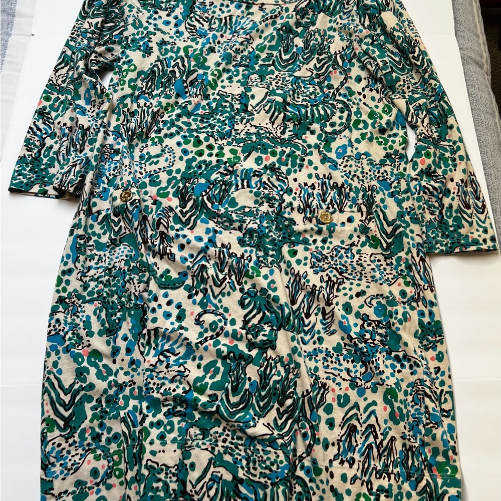 Lilly Pulitzer Corine Sea Oat Escapades Everglades